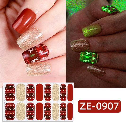 KRAVELUXX Non-Toxic Nail Wraps - Long Lasting Nail Polish Strips, No UV Lamp Needed ZE-0907