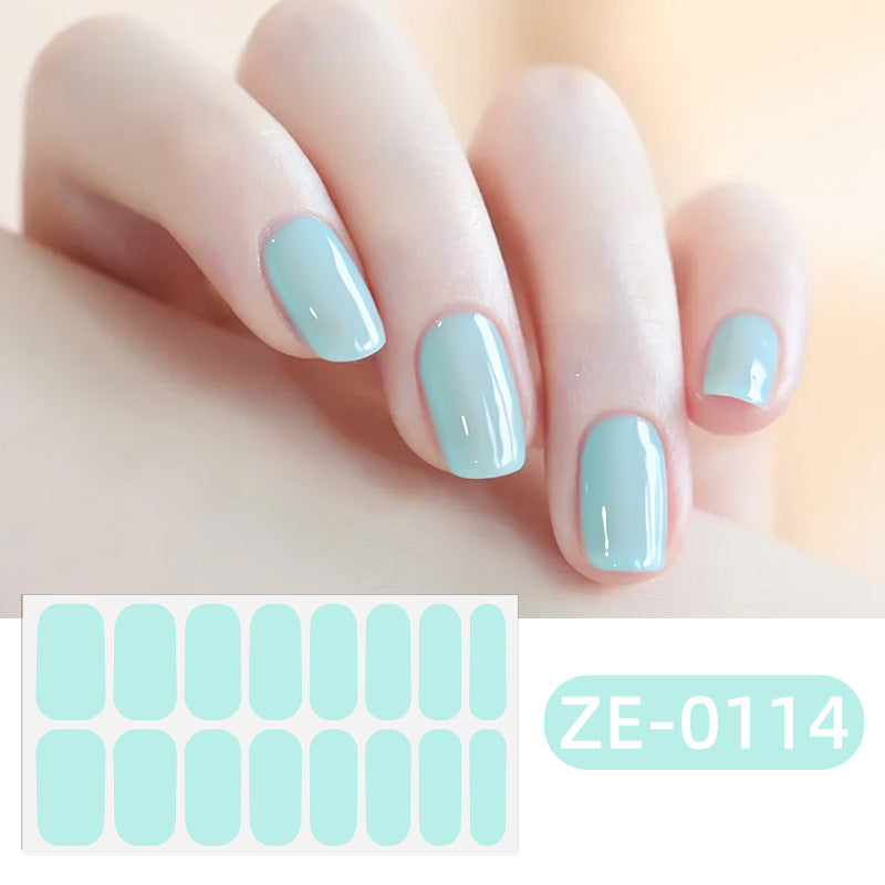 KRAVELUXX Non-Toxic Nail Wraps - Long Lasting Nail Polish Strips, No UV Lamp Needed ZE-0114