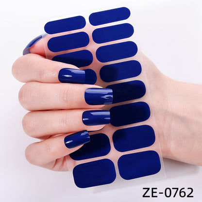KRAVELUXX Non-Toxic Nail Wraps - Long Lasting Nail Polish Strips, No UV Lamp Needed ZE-0762