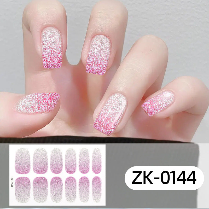 KRAVELUXX Non-Toxic Nail Wraps - Long Lasting Nail Polish Strips, No UV Lamp Needed ZK-0144