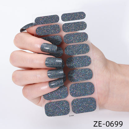 KRAVELUXX Non-Toxic Nail Wraps - Long Lasting Nail Polish Strips, No UV Lamp Needed ZE-0699