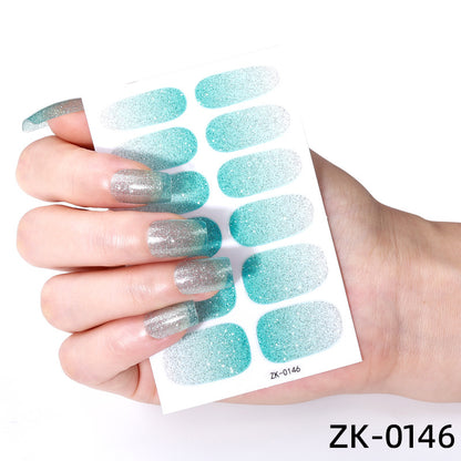 KRAVELUXX Nail Polish Strips -Non-Toxic Nail Wraps for Women, No UV Lamp Needed, Long Lasting DIY Manicure Decals, Classic Solid Colors & Designs with Nail File