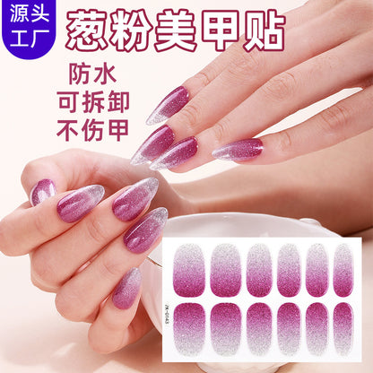 KRAVELUXX Nail Polish Strips -Non-Toxic Nail Wraps for Women, No UV Lamp Needed, Long Lasting DIY Manicure Decals, Classic Solid Colors & Designs with Nail File