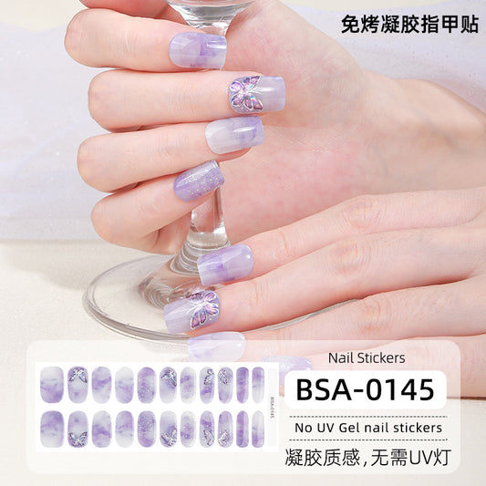 Gel Nail Strips UV-Free BSA-0145