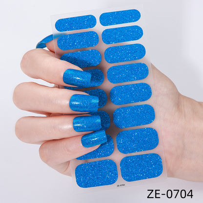 KRAVELUXX Nail Polish Strips -Non-Toxic Nail Wraps for Women, No UV Lamp Needed, Long Lasting DIY Manicure Decals, Classic Solid Colors & Designs with Nail File