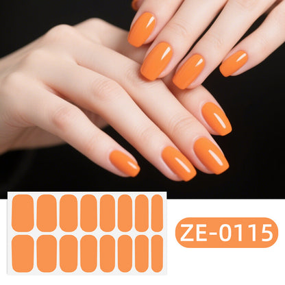 KRAVELUXX Non-Toxic Nail Wraps - Long Lasting Nail Polish Strips, No UV Lamp Needed ZE-0115
