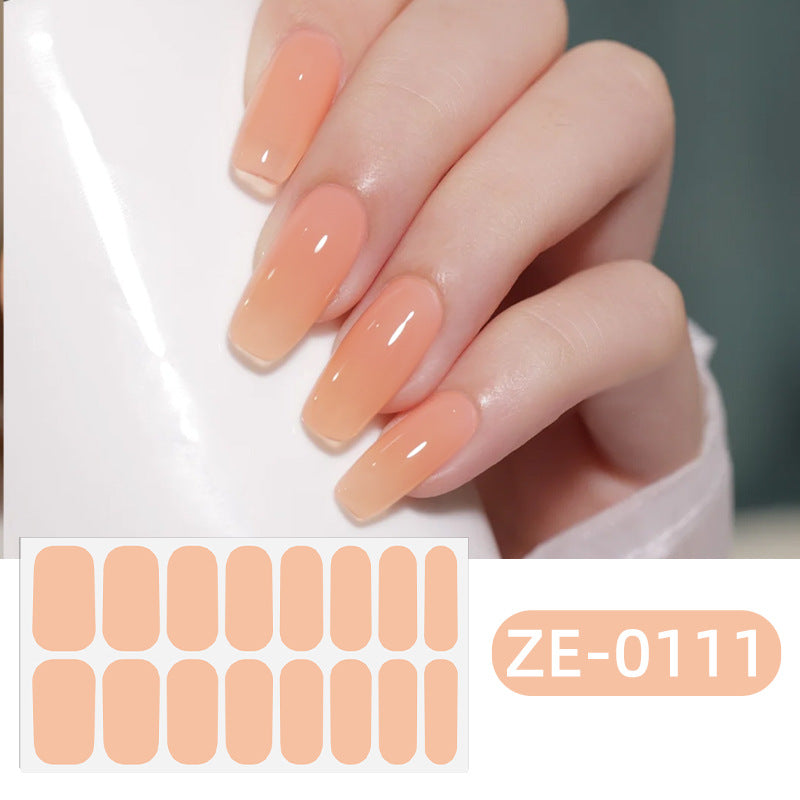 KRAVELUXX Non-Toxic Nail Wraps - Long Lasting Nail Polish Strips, No UV Lamp Needed ZE-0111
