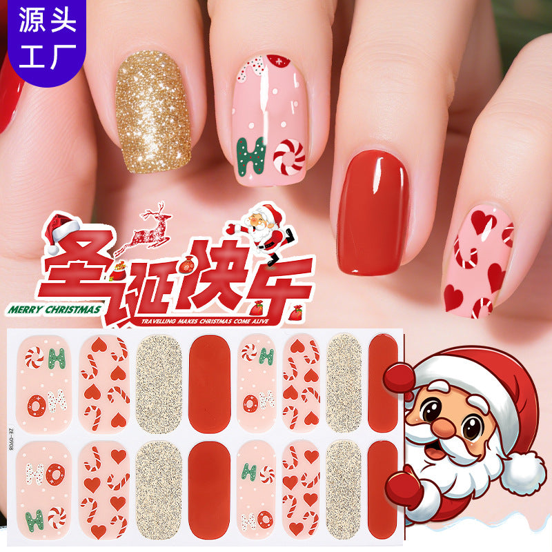KRAVELUXX Nail Polish Strips -Non-Toxic Nail Wraps for Women, No UV Lamp Needed, Long Lasting DIY Manicure Decals, Classic Solid Colors & Designs with Nail File