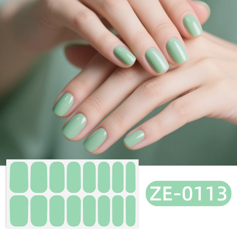 KRAVELUXX Non-Toxic Nail Wraps - Long Lasting Nail Polish Strips, No UV Lamp Needed ZE-0113