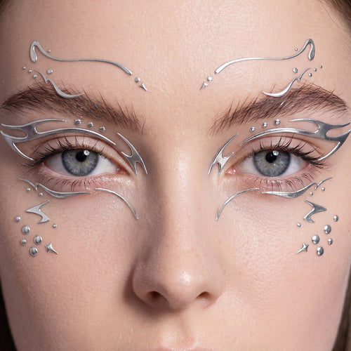 Instant Euphoria Eye Decals - Holographic Festival Eyeliner Stickers-YXT-0003