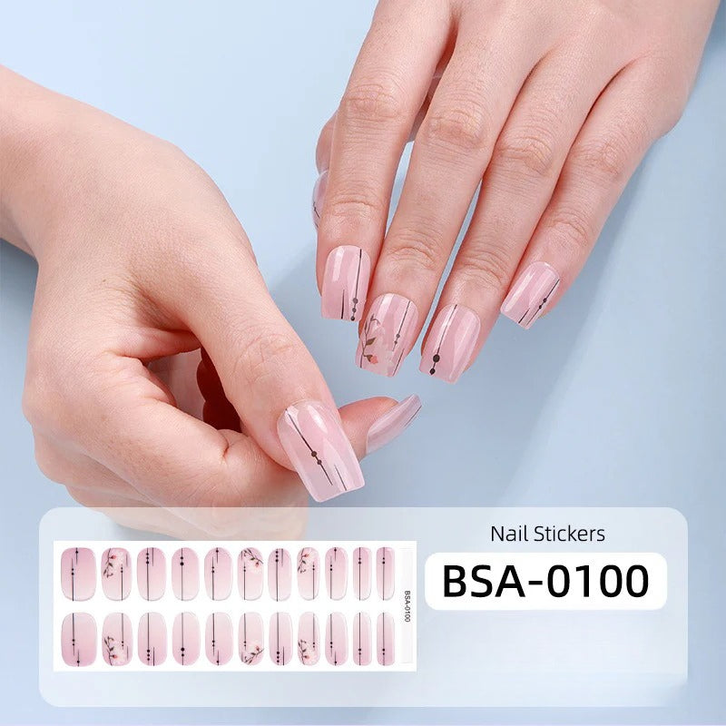 Gel Nail Strips UV-Free BSA-0100