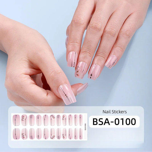 Gel Nail Strips UV-Free BSA-0100