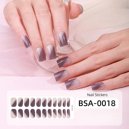 Gel Nail Strips UV-Free BSA-0018