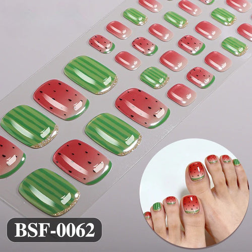 Gel Nail Strips UV-Free BSF-0062
