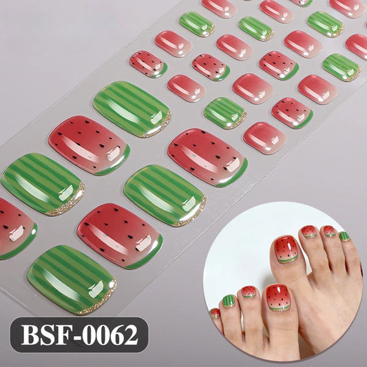 Gel Nail Strips UV-Free BSF-0062