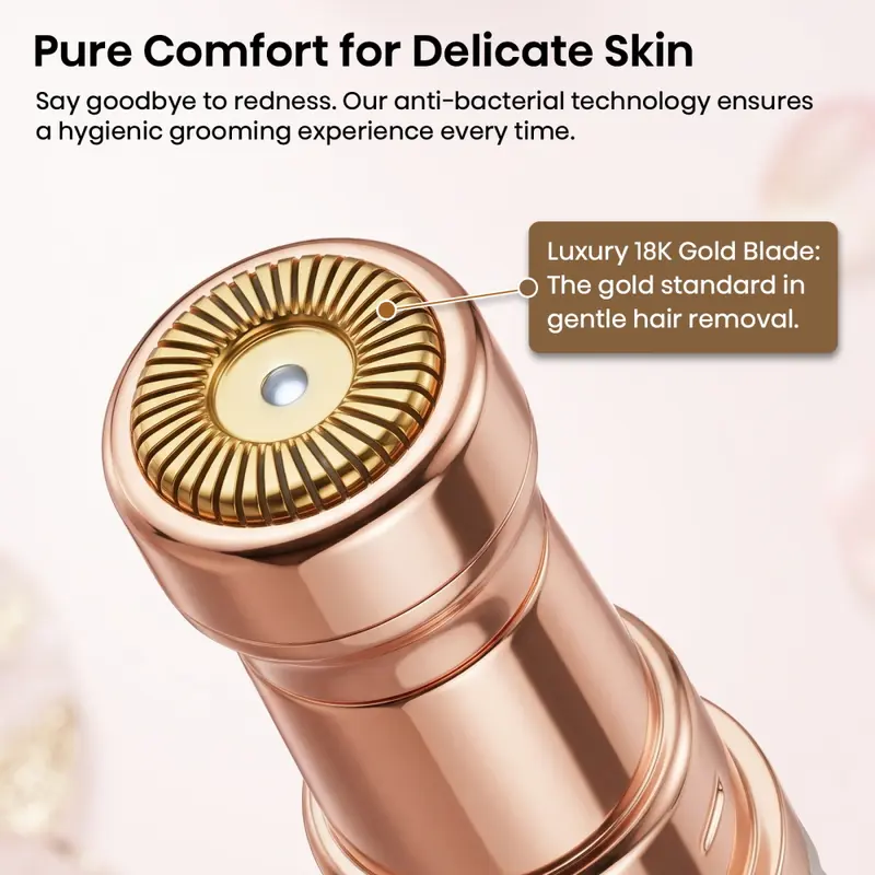 3-in-1 Rechargeable Eyebrow Trimmer & Facial Hair Remover for Women