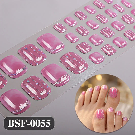 Gel Nail Strips UV-Free BSF-0055
