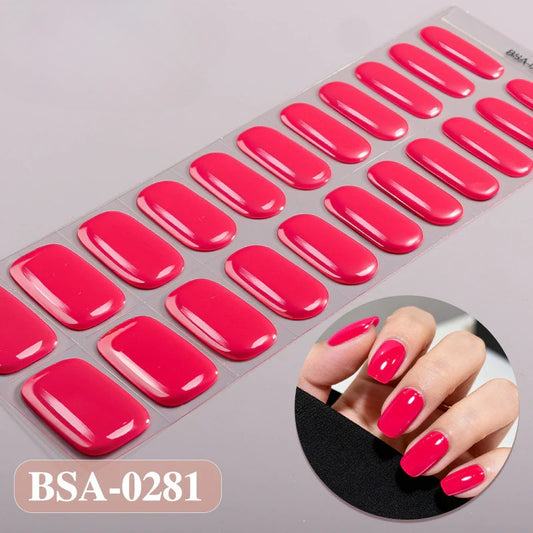 Gel Nail Strips UV-Free BSA-0281
