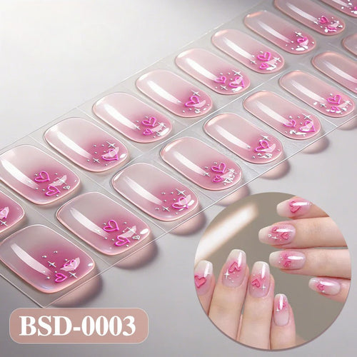 Gel Nail Strips UV-Free BSD-0003