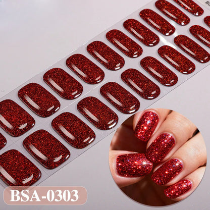 Gel Nail Strips UV-Free BSA-0303