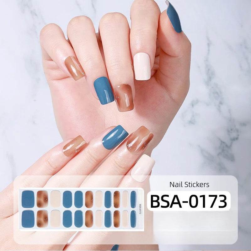 Gel Nail Strips UV-Free BSA-0173