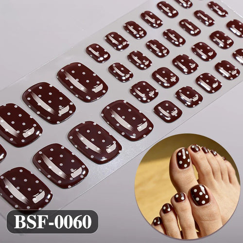 Gel Nail Strips UV-Free BSF-0060