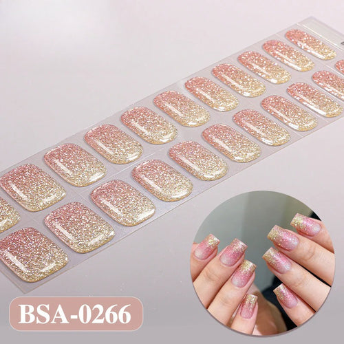 Gel Nail Strips UV-Free BSA-0266