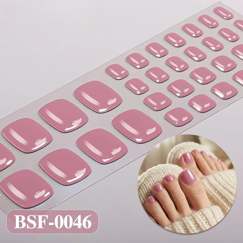 Gel Nail Strips UV-Free BSF-0046