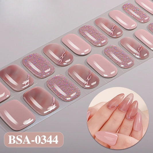 Gel Nail Strips UV-Free BSA-0344