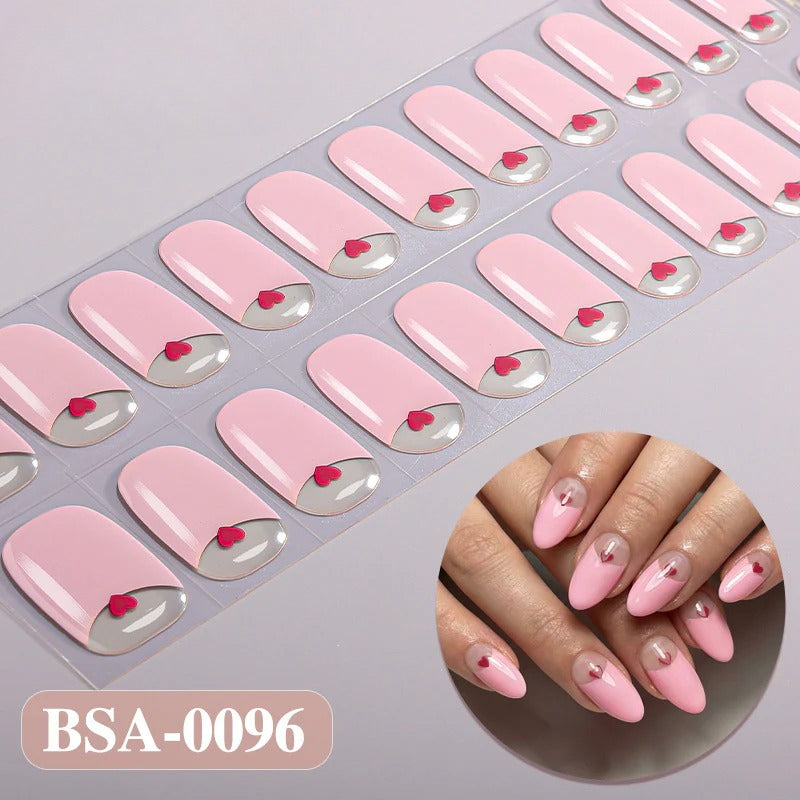 Gel Nail Strips UV-Free BSA-0096