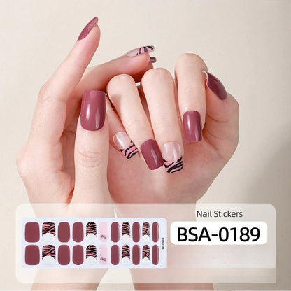 Gel Nail Strips UV-Free BSA-0189