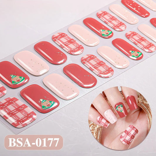 Gel Nail Strips UV-Free BSA-0177