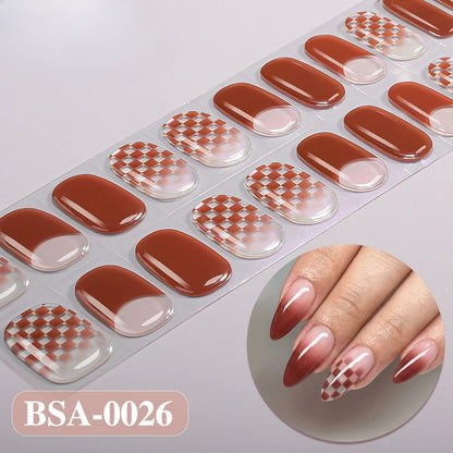 Gel Nail Strips UV-Free BSA-0026