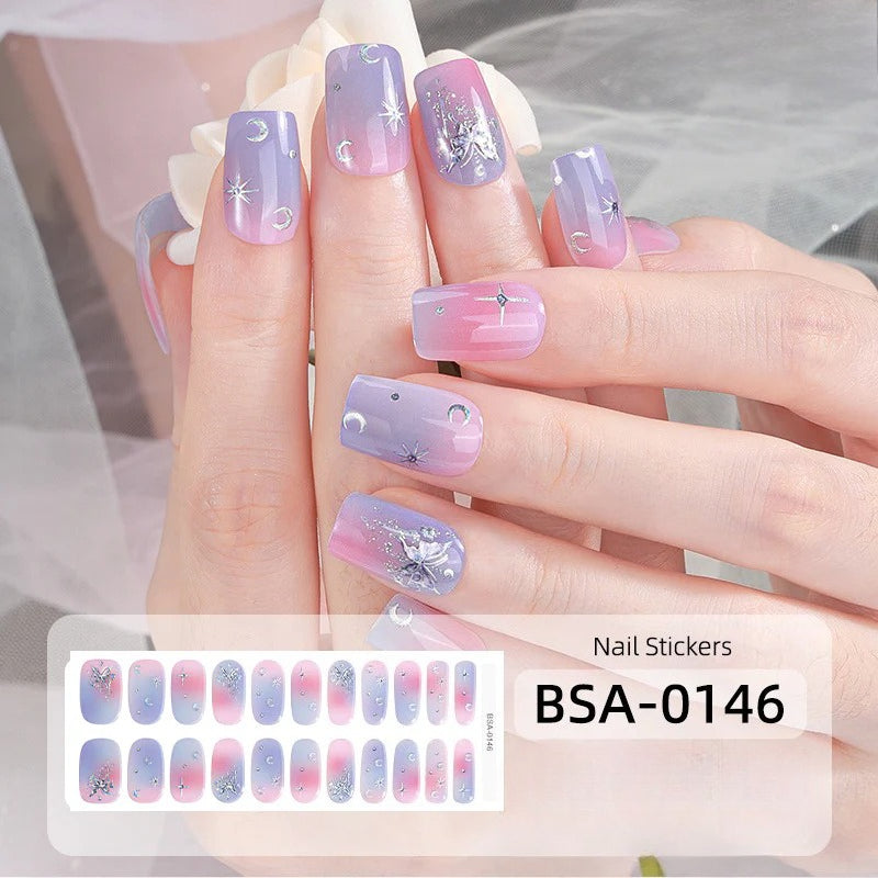 Gel Nail Strips UV-Free BSA-0146