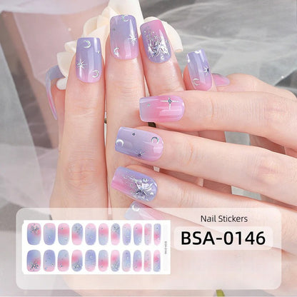 Gel Nail Strips UV-Free BSA-0146