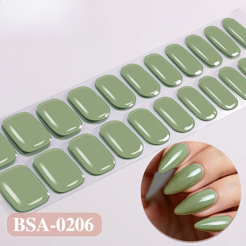 Gel Nail Strips UV-Free BSA-0206