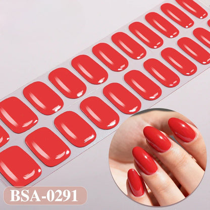 Gel Nail Strips UV-Free BSA-0291