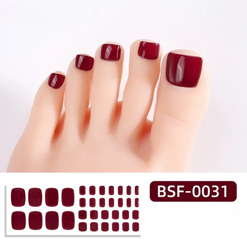 Gel Nail Strips UV-Free BSF-0031