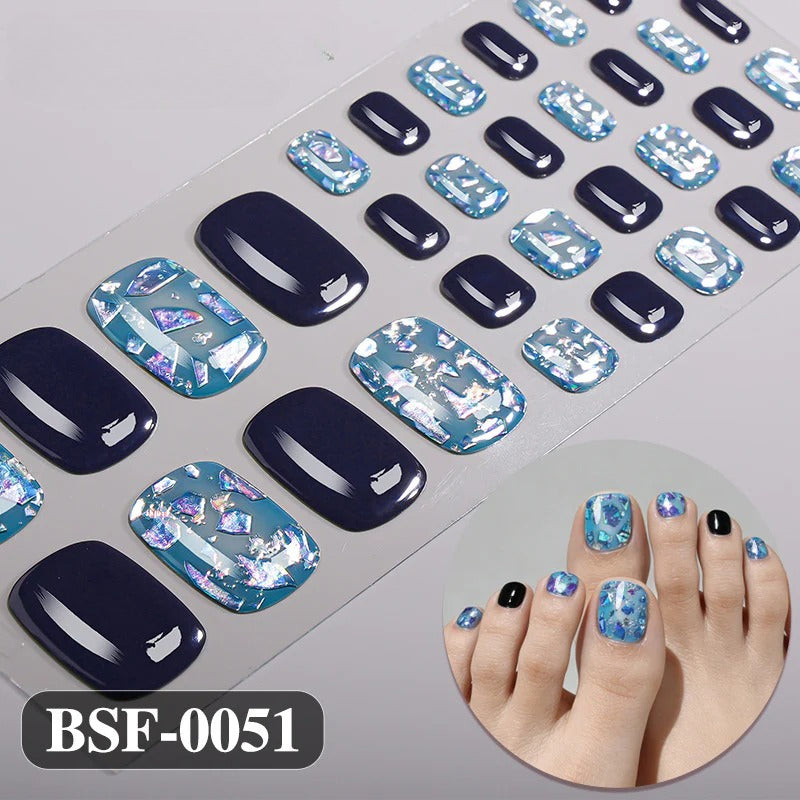 Gel Nail Strips UV-Free BSF-0051