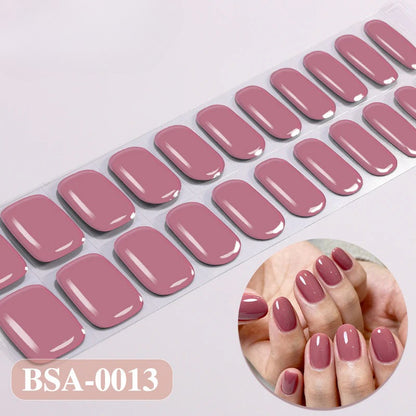 Gel Nail Strips UV-Free BSA-0013