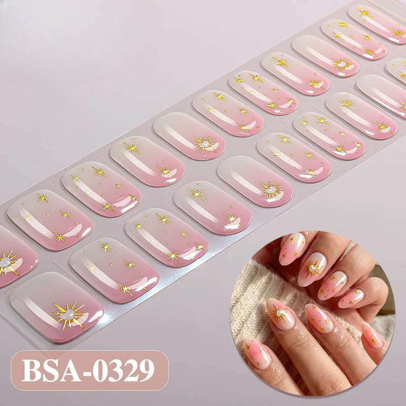 Gel Nail Strips UV-Free BSA-0329