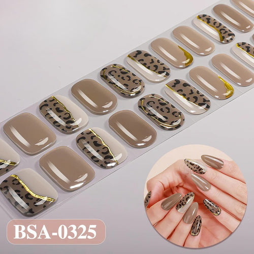 Gel Nail Strips UV-Free BSA-0325
