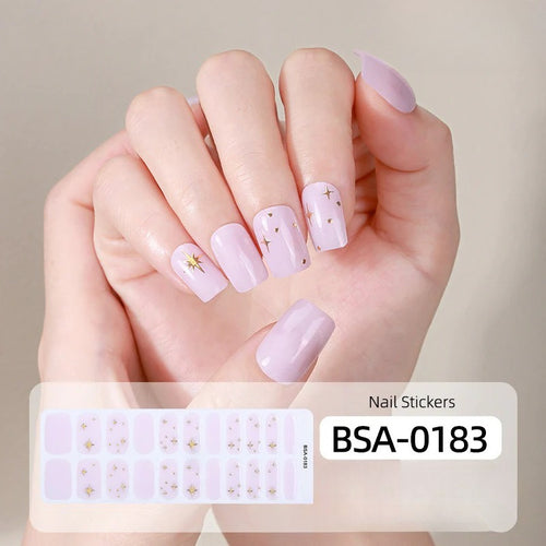 Gel Nail Strips UV-Free BSA-0183