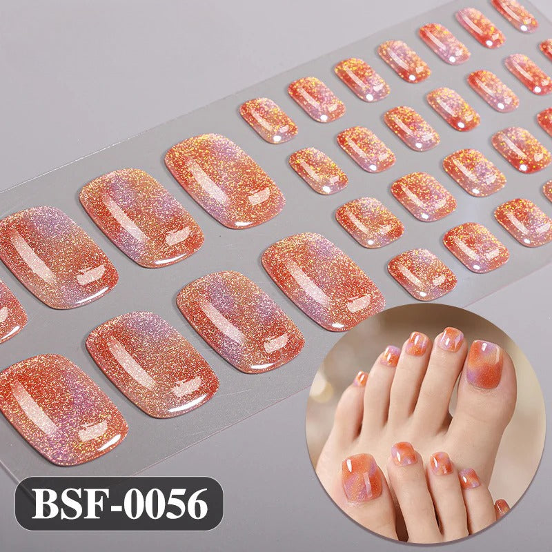 Gel Nail Strips UV-Free BSF-0056