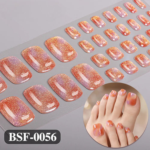 Gel Nail Strips UV-Free BSF-0056