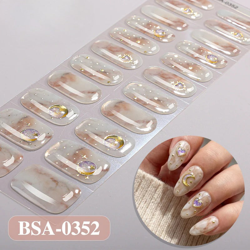 Gel Nail Strips UV-Free BSA-0352