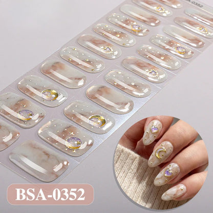 Gel Nail Strips UV-Free BSA-0352