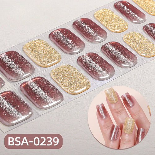 Gel Nail Strips UV-Free BSA-0239