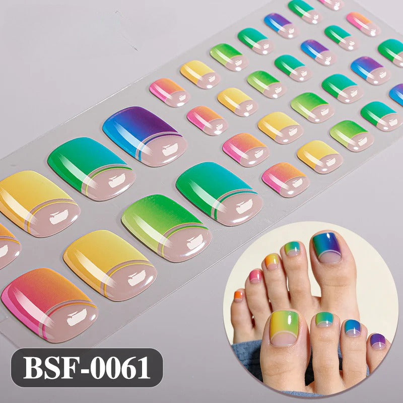 Gel Nail Strips UV-Free BSF-0061
