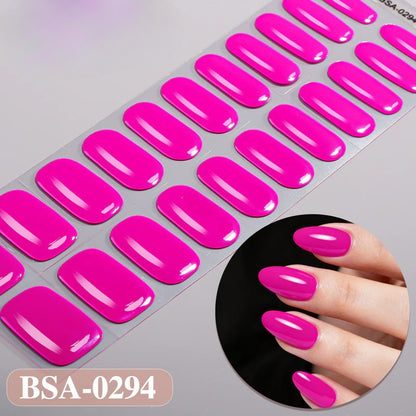 Gel Nail Strips UV-Free BSA-0294